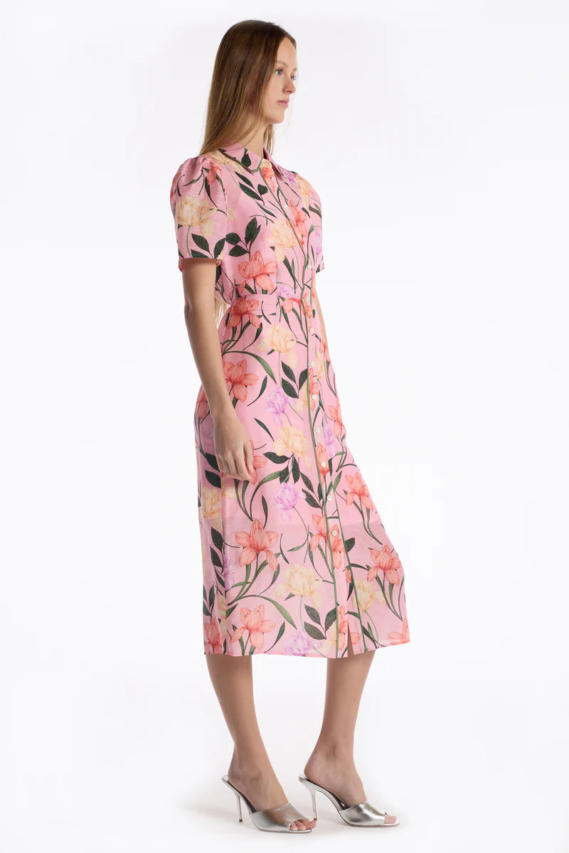 CECILE DRESS IN JARDIN PINK
