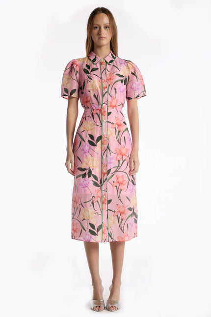 CECILE DRESS IN JARDIN PINK