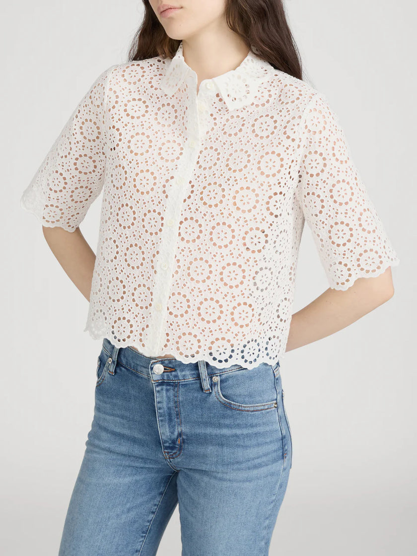 THE PETAL EYELET SHIRT