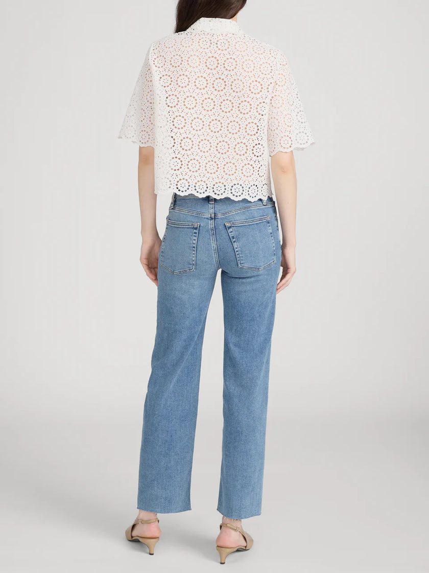 THE PETAL EYELET SHIRT