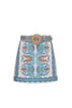 BLAZE MINI SKIRT IN CYPRESS EGRET