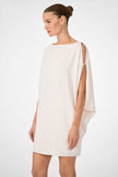 RAZU SHORT SPLIT SLEEVE MINI DRESS