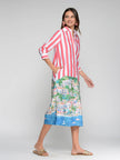 PUERTP BANUS STRIPED SHIRT DRESS