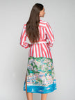 PUERTP BANUS STRIPED SHIRT DRESS