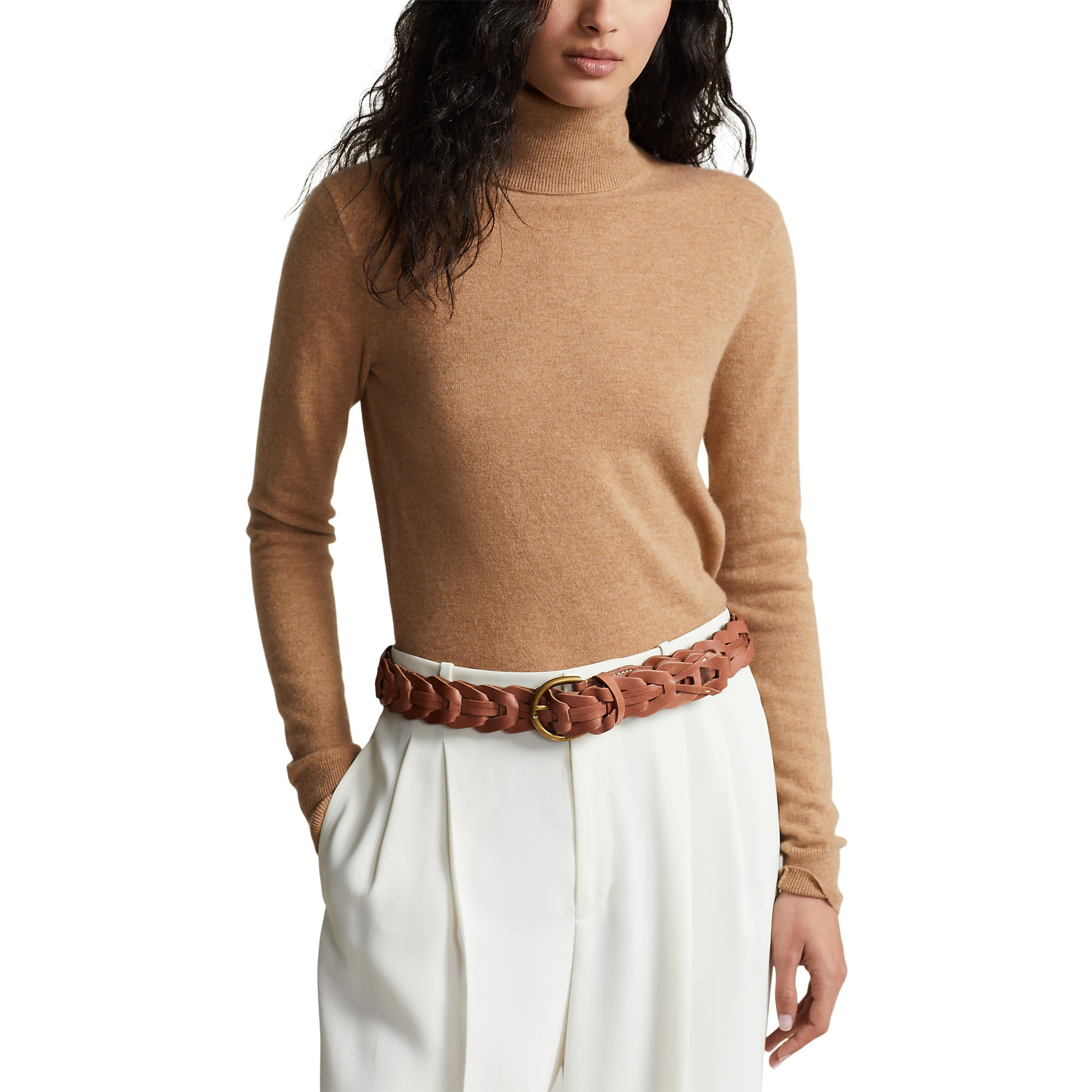 SLIM FIT CASHMERE TURTLENECK