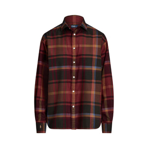 BRUSHED COTTON PLAID SHIRT