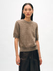 BRUSHED CASHMERE TEE