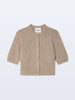 CASHMERE SHORT SLEEVE CARDIGAN