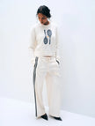 CASHMERE TENNIS EMBROIDERED SWEATSHIRT