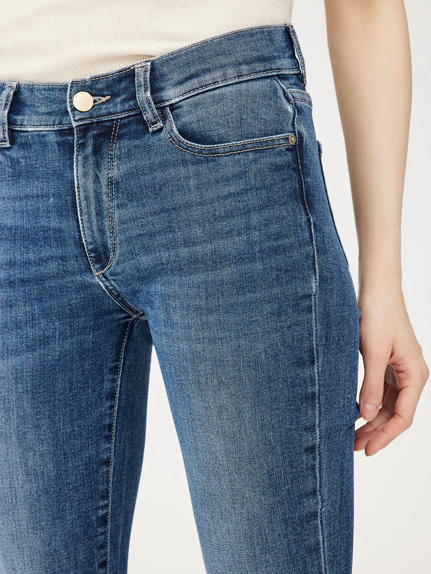 MARA STRAIGHT MID RISE INSTASCULPT ANKLE JEAN