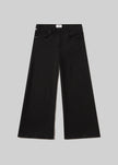 LYRA LONG WIDE LEG JEAN IN PLUSH BLACK