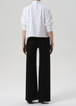 LYRA LONG WIDE LEG JEAN IN PLUSH BLACK
