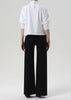 LYRA LONG WIDE LEG JEAN IN PLUSH BLACK