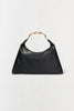 TWIST LEATHER HOBO