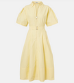 MEREDITH COTTON MIDI DRESS IN BUTTERCREAM