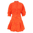 EFFIE PATTERNED BUBBLE MINI DRESS