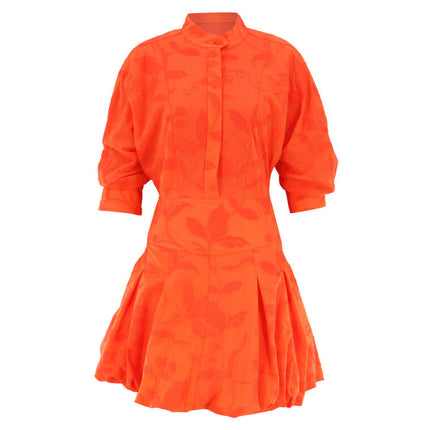 EFFIE PATTERNED BUBBLE MINI DRESS