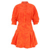 EFFIE PATTERNED BUBBLE MINI DRESS