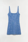 ZIVA EMBELLISHED MINI DRESS