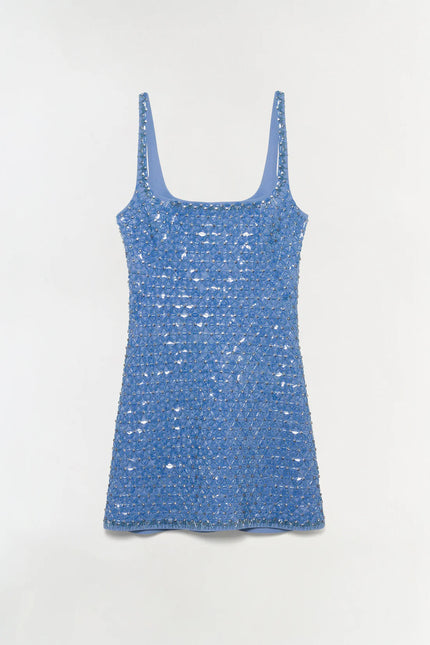 ZIVA EMBELLISHED MINI DRESS