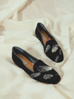 GIGI SMOKING SLIPPER BLACK