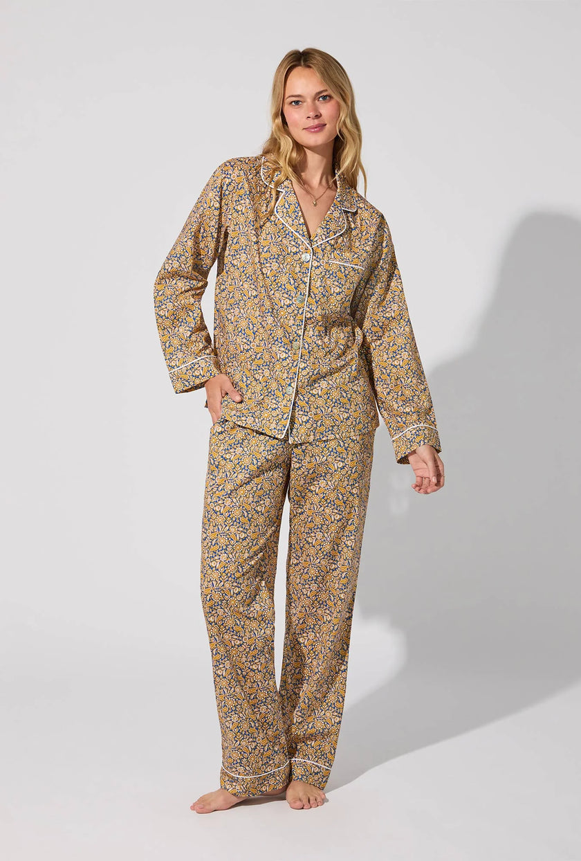 LONG SLEEVE CLASSIC WOVEN PJ SET