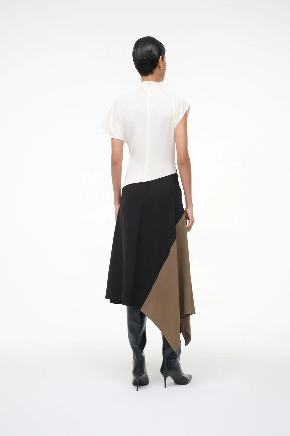 DAVINA DRESS BLACK MULTI