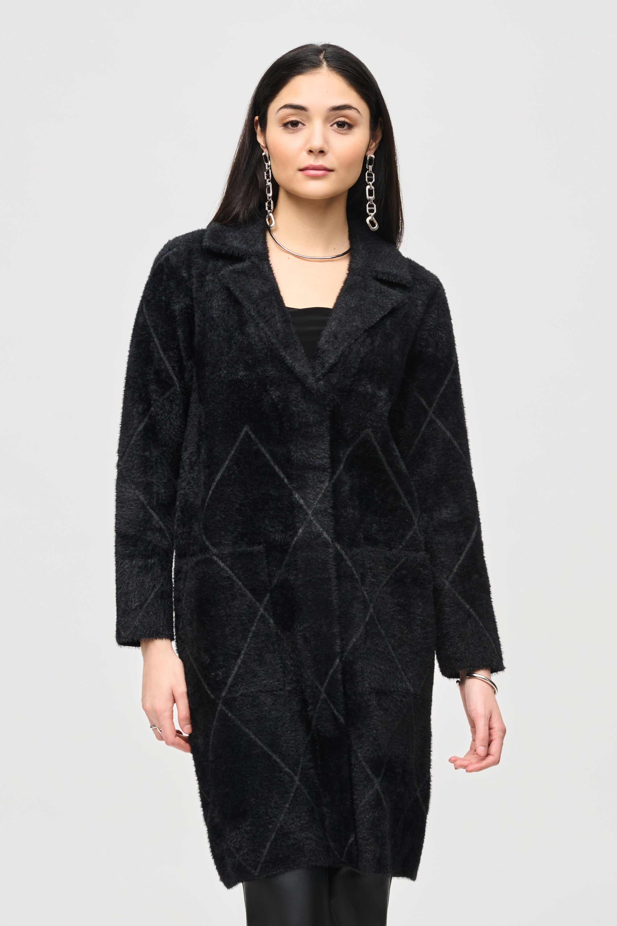 NOTCHED COLLAR COAT