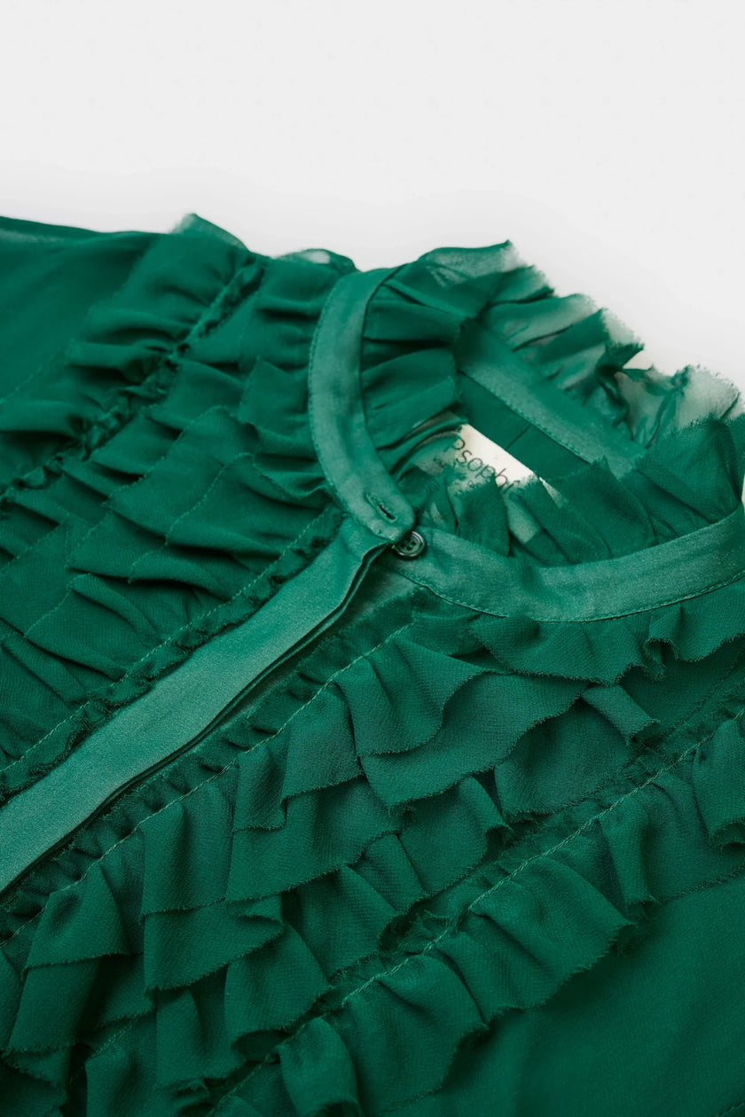 LONG GEORGETTE SILK DRESS