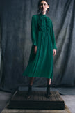 LONG GEORGETTE SILK DRESS