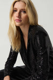 KNIT BLAZER WITH NOTCH COLLAR
