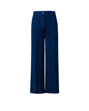CHIARA PLEATED ANKLE CROP JEANS
