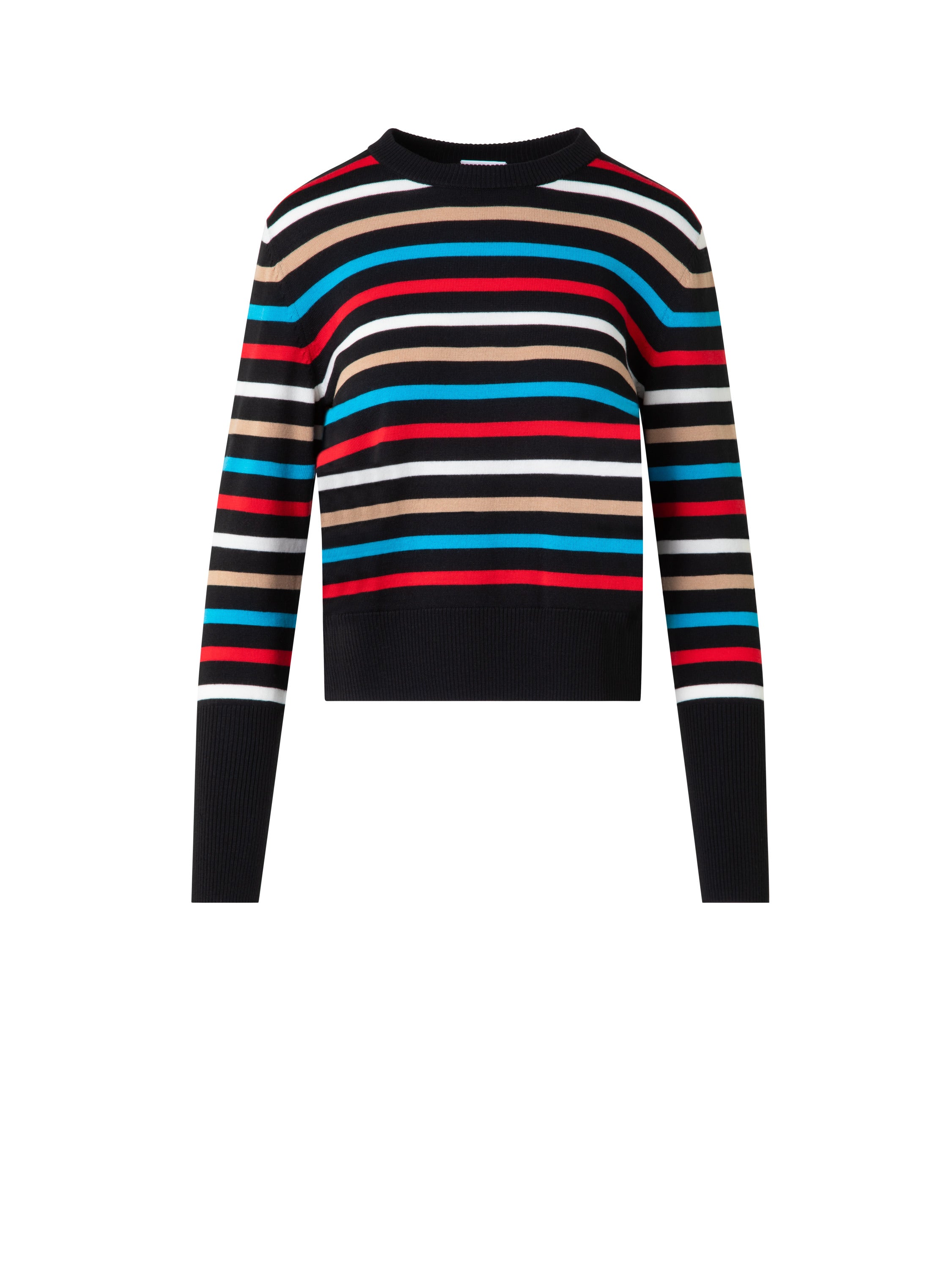 MERINO WOOL STRIPED SWEATER