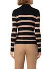 MERINO WOOL STRIPED KNIT SWEATER