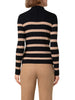 MERINO WOOL STRIPED KNIT SWEATER