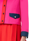 COLORBLOCK COTTON GABARDINE JACKET