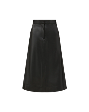 LOUISE VEGAN LEATHER SKIRT