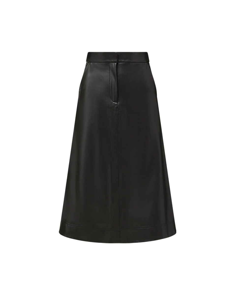 LOUISE VEGAN LEATHER SKIRT