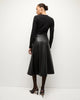 LOUISE VEGAN LEATHER SKIRT