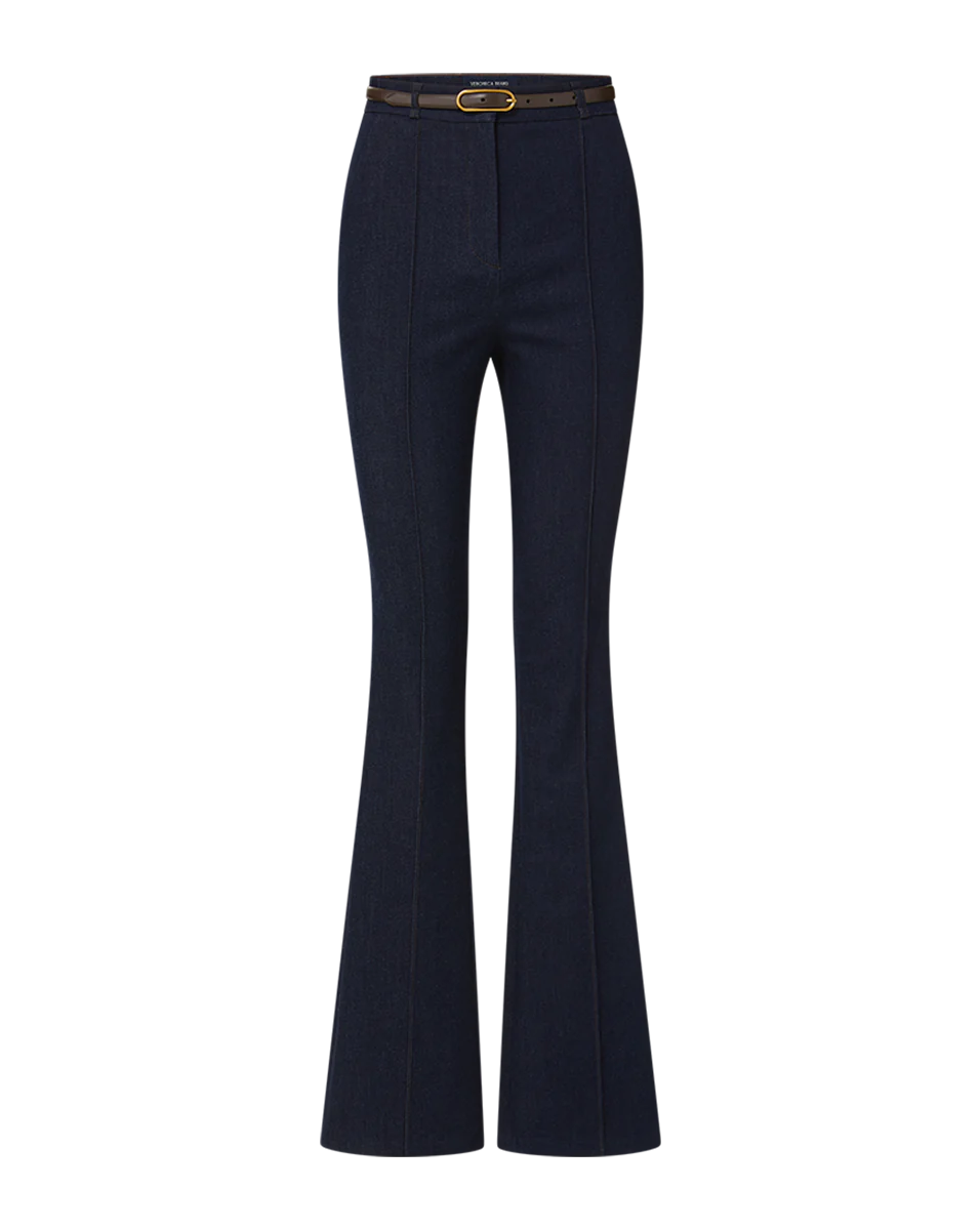 GRACIE BELTED DENIM PANT