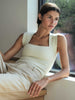SQUARE NECK TOP INSTASCULPT RIB