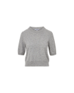 SHANA CASHMERE SWEATER IN HEATHER GREY