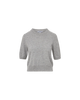 SHANA CASHMERE SWEATER IN HEATHER GREY