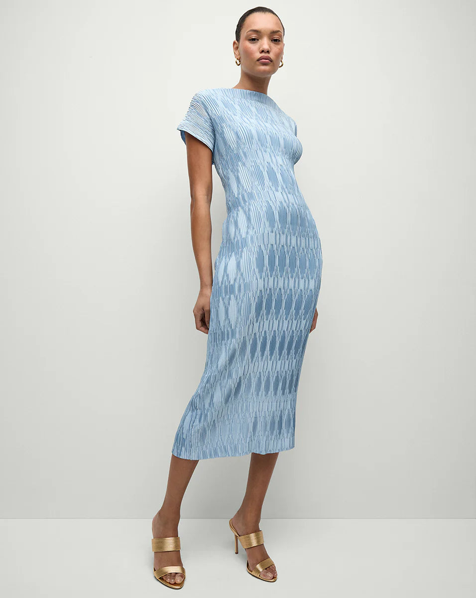 GRAMERCY PLEATED DRESS