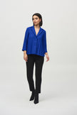 LUX TWILL PLEATED TRAPEZE JACKET