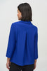 LUX TWILL PLEATED TRAPEZE JACKET