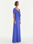 OFF SHOULDER DRAPED DETAIL GEORGETTE CAFTAN