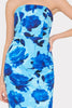 ORION BLURRED BLOSSOM JACQUARD DRESS