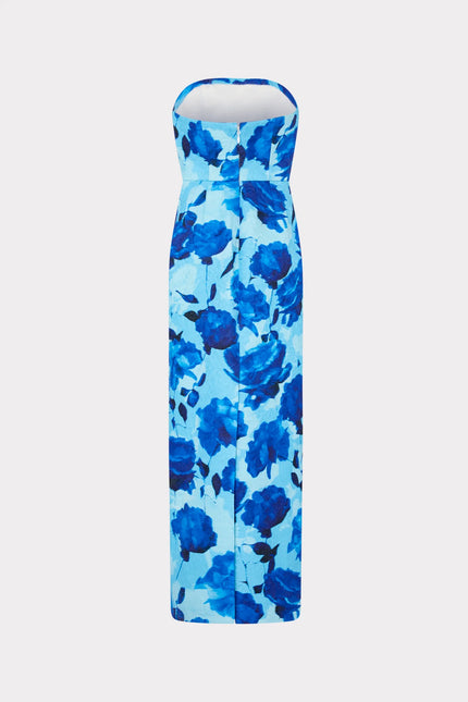 ORION BLURRED BLOSSOM JACQUARD DRESS