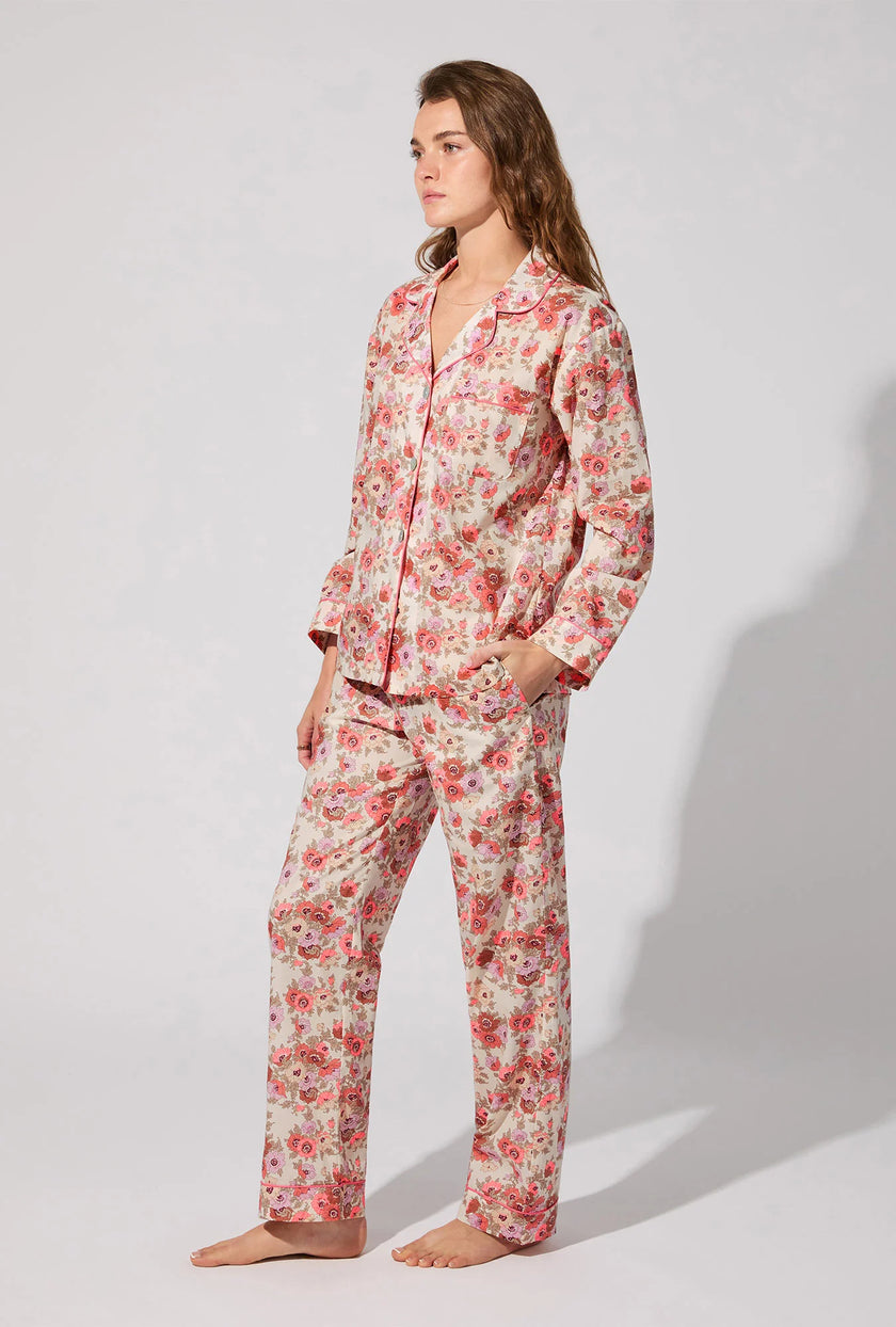 LONG SLEEVE CLASSIC WOVEN PJ SET